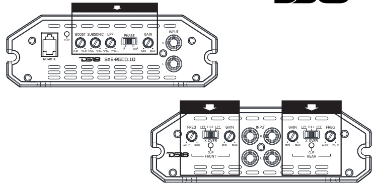 DS18 SXE-2500 1D-BK Car Amplifier-2