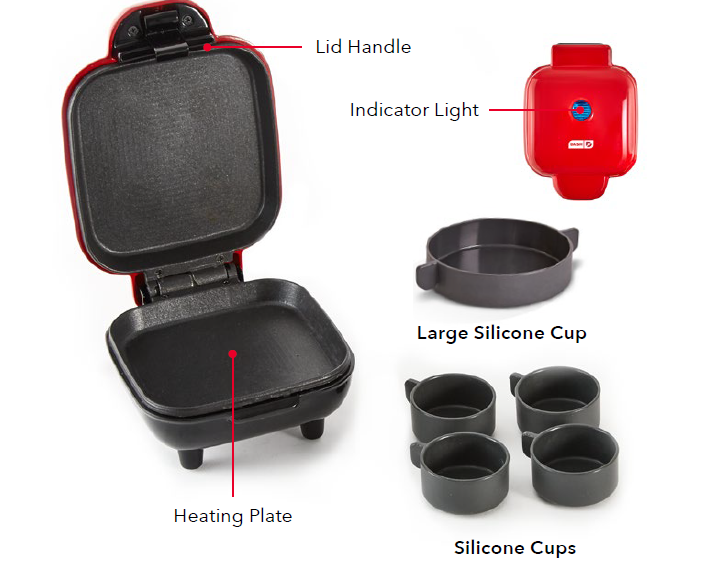 Dash DBBM450 Deluxe Egg Bite Maker Instruction Manual 1