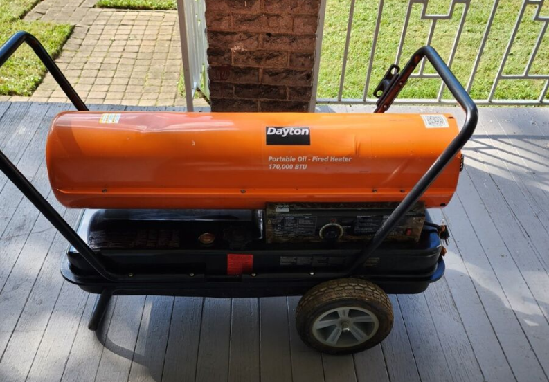 Dayton 3VG79 Portable Forced Air Heater User Manual Dayton 3VG79 Portable Forced Air Heater-featured