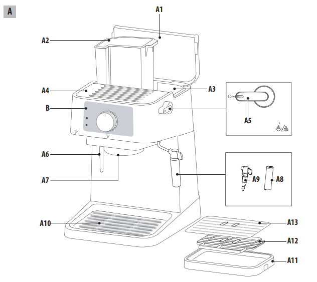 DeLonghi EC260 Stilosa Manual Espresso Machine-1