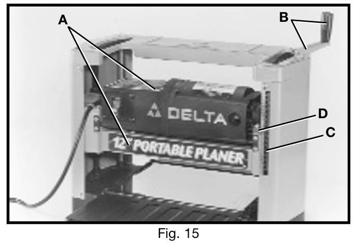 Delta 22-540 12-inch Portable Planer 13.