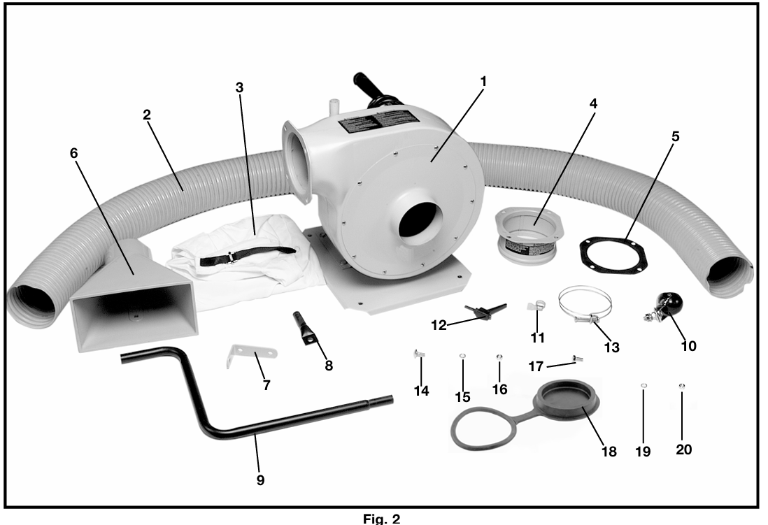 Delta AP300 Portable Dust Collector User Manual Delta AP300 Portable Dust Collector 5