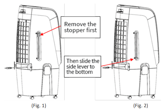 Frigidaire EC300W Portable Evaporative Air Fan and Humidifier-3