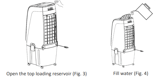 Frigidaire EC300W Portable Evaporative Air Fan and Humidifier-4