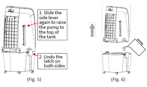 Frigidaire EC300W Portable Evaporative Air Fan and Humidifier-5