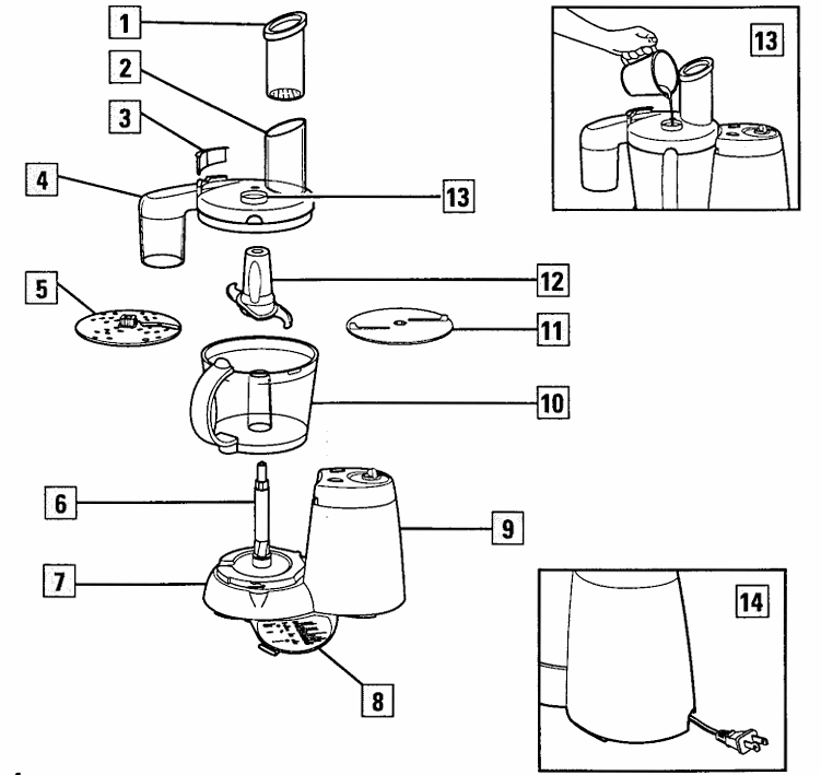 General Electric 106622 Food Processor 1