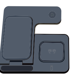 Getpals 3-in-1 Wireless iPhone Charging Station User Manual Getpals 3-in-1 Wireless iPhone Charging Station-1