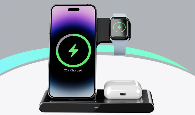 Getpals 3-in-1 Wireless iPhone Charging Station-featured