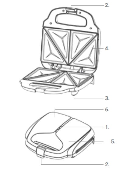GreenLife Pro Electric Panini Press Grill and Sandwich Maker User Manual GreenLife Pro Electric Panini Press Grill and Sandwich Maker User Manual 1