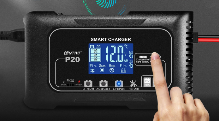 HTRC P20 20Amp 12V-24V Battery Charger User Manual