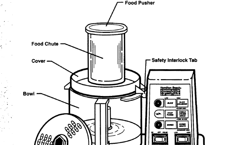 Hamilton Beach 702R Food Processor User Manual 1