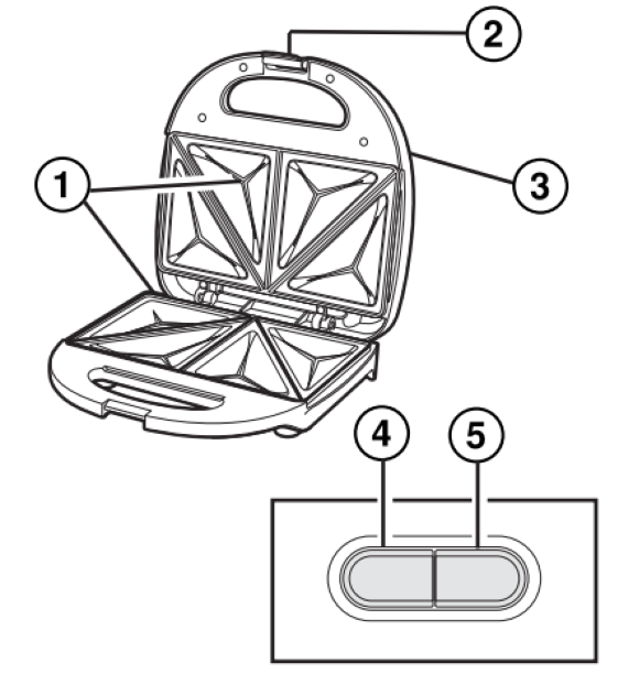 Hamilton Beach Electric Sealed Sandwich Maker Grill User Manual 1