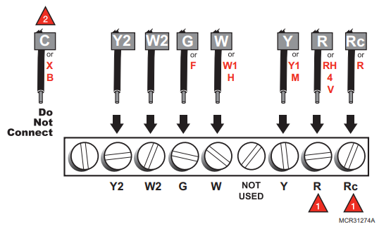 oneywell RTH6350 5-2 Programmable Thermostat-24