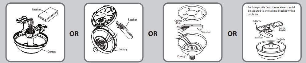 Hunter 99122 Universal 3 Speed Ceiling Fan Remote User Manual 3