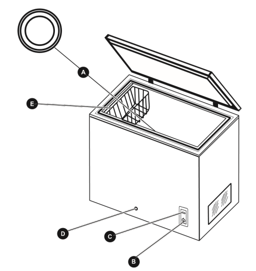Idylis IF50CM23NW Freezer-1