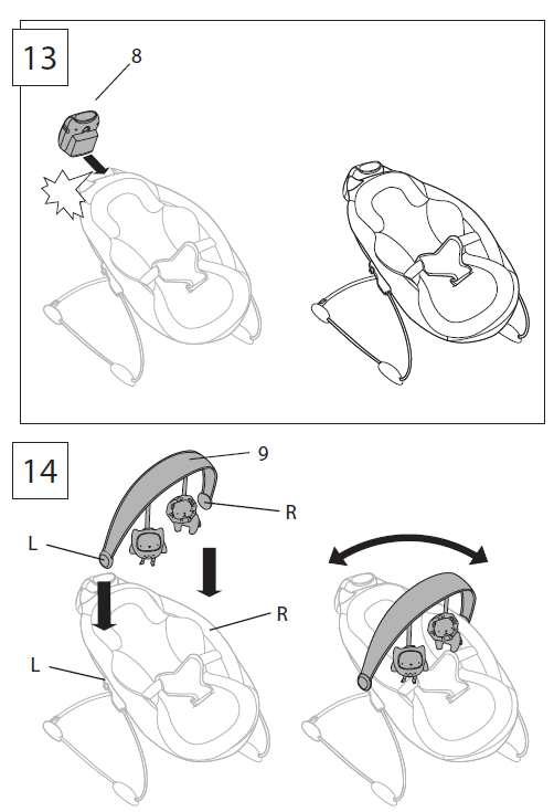 Ingenuity SmartBounce Automatic Baby Bouncer Seat User Manual Ingenuity SmartBounce Automatic Baby Bouncer Seat 9