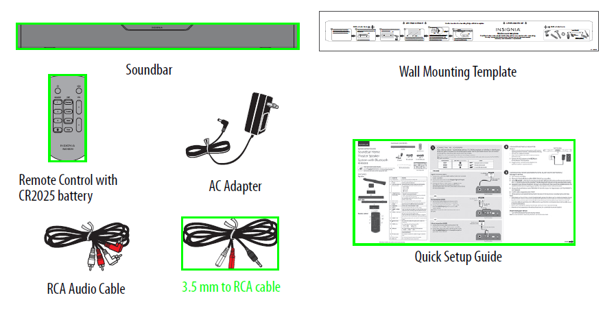 Insignia NS-HSB318 Home Theater Speaker User Manual Insignia NS-HSB318 Home Theater Speaker-1