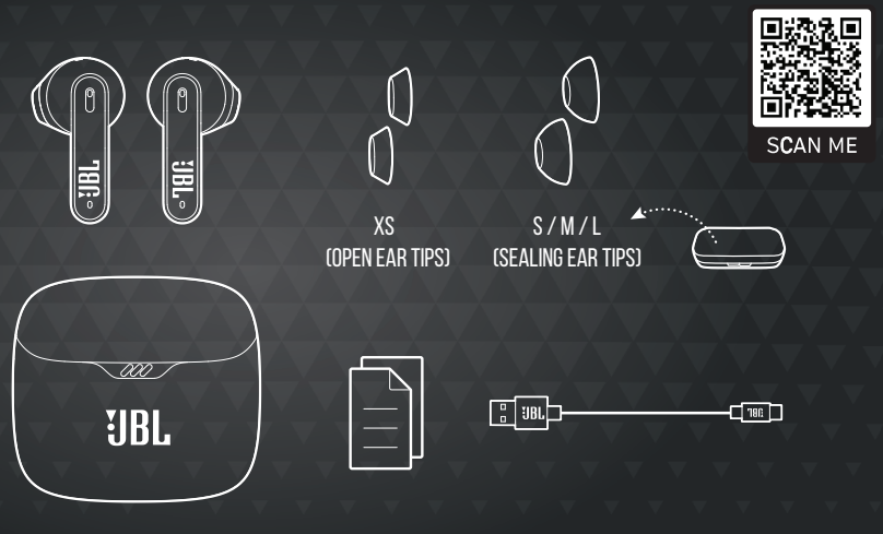 JBL Tune Flex Wireless Noise Cancelling Earbuds 1