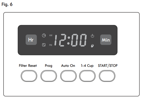 Kenmore 40707 12 Cup Programmable Coffee Maker User Guide Kenmore 40707 12 Cup Programmable Coffee Maker-8
