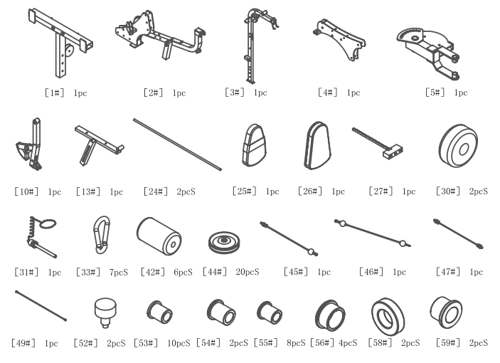 Keys Fitness Power System 1850 Home Gym User Manual Keys Fitness Power System 1850 Home Gym-1