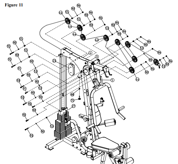 Keys Fitness Power System 1850 Home Gym User Manual Keys Fitness Power System 1850 Home Gym-23