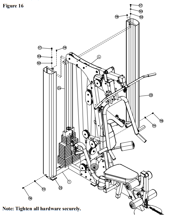 Keys Fitness Power System 1850 Home Gym User Manual Keys Fitness Power System 1850 Home Gym-28