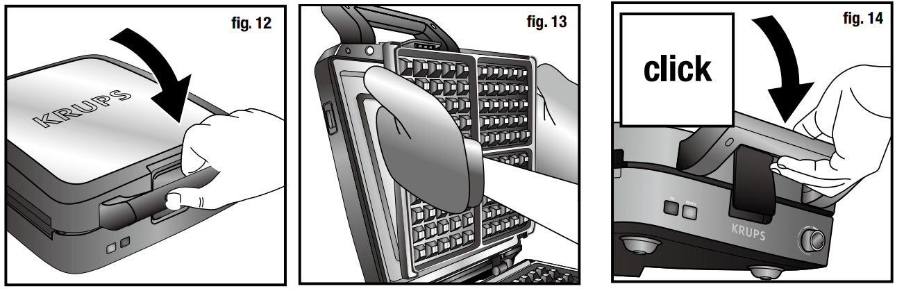 Krups Breakfast Set Stainless Steel Waffle Maker User Manual 13