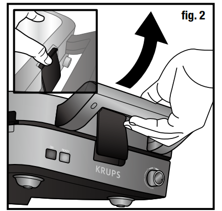 Krups Breakfast Set Stainless Steel Waffle Maker User Manual 3