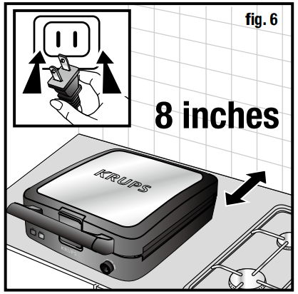 Krups Breakfast Set Stainless Steel Waffle Maker User Manual 7