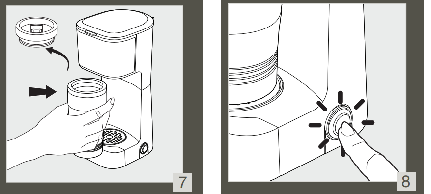 Krups Single Serve Drip Coffee Maker User Manual 9 & 10