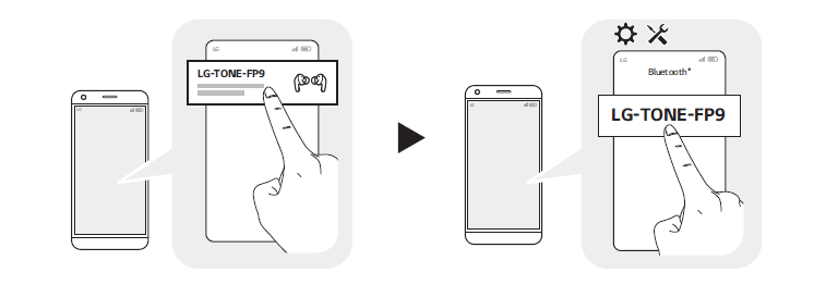LG FP9 TONE Free True Wireless Bluetooth Earbuds Owner Manual 5