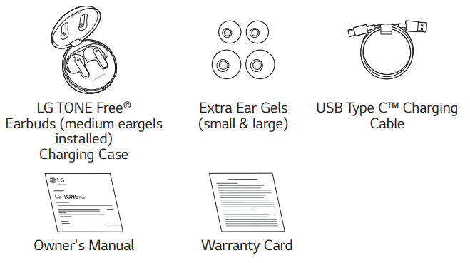 LG TONE-FP5 TONE Free Bluetooth Earbuds-1