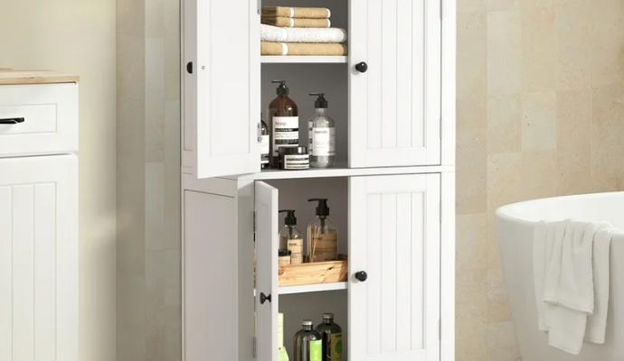 Lovmor U309624-E Pantry Tall Storage Cabinet-featured