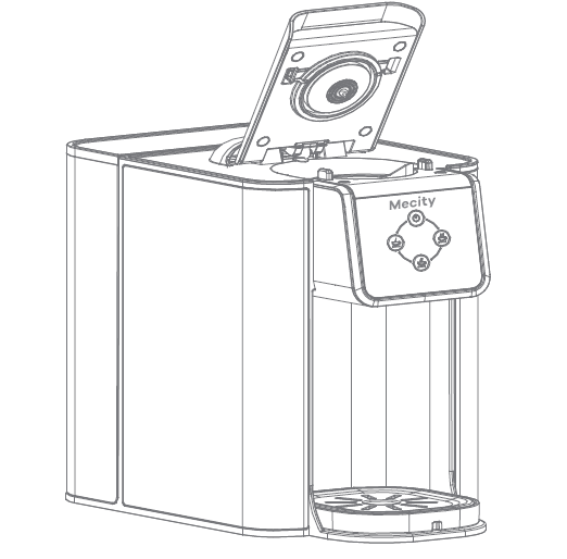 Mecity KC101 3-in-1 Single Serve Coffee Machine User Manual Mecity KC101 3-in-1 Single Serve Coffee Machine-6