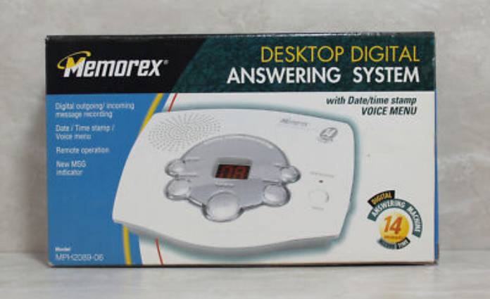Memorex MPH2089 Digital Answering Machine User Guide