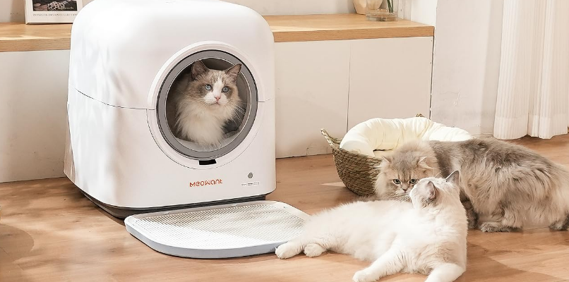 Meowant MW-LR01 Self Cleaning Cat Litter Box-featured