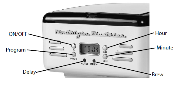 Nostalgia RCOF120AQ Retro 12-Cup Programmable Coffee Maker-2