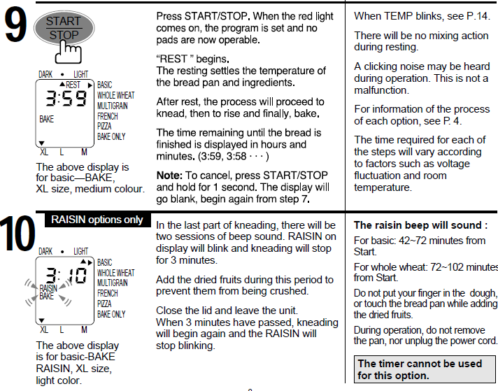 Panasonic SD-YD250 Bread Maker-14