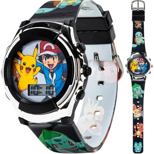 Pokemon POK3017AC Kids Digital LCD Flashing Watch-product