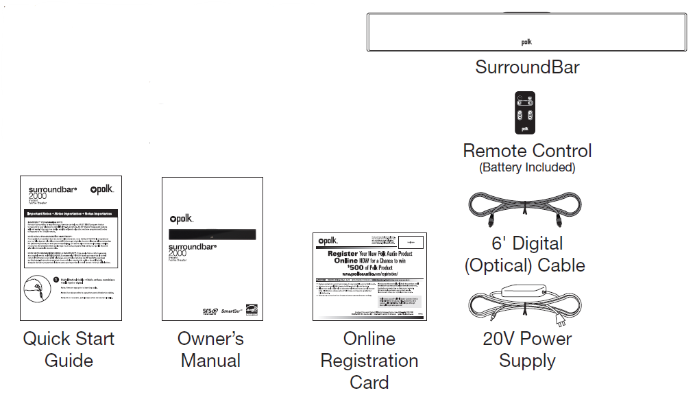 Polk Audio SurroundBar 2000 Instant Home Theater-1