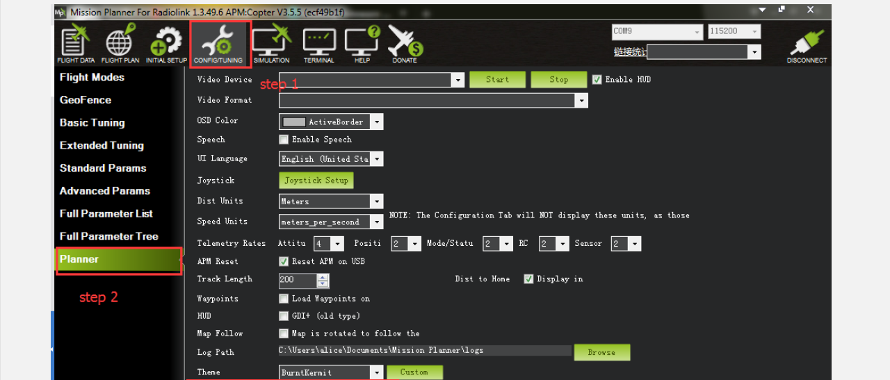 RadioLink Mini Pix Control Unit User Manual 17