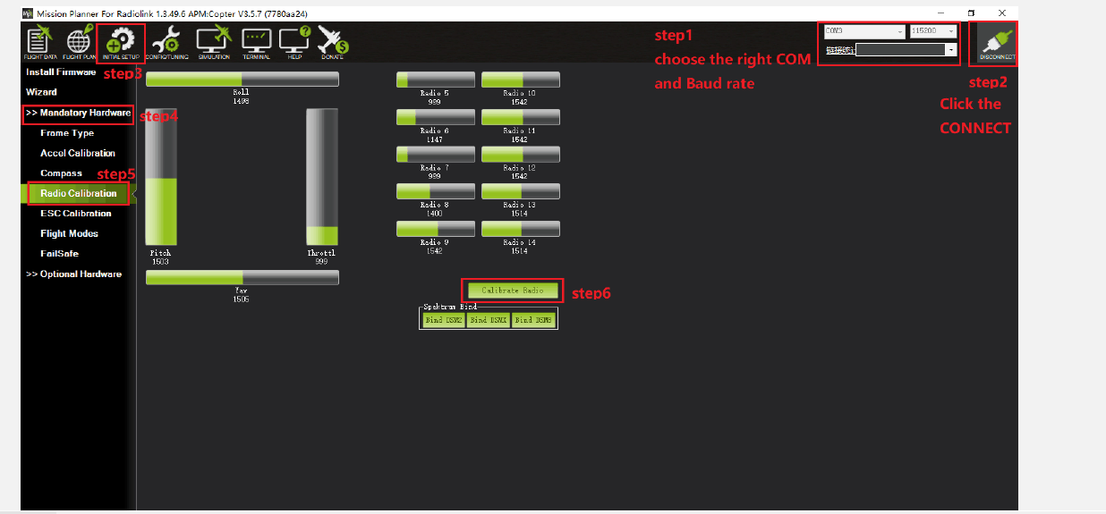 RadioLink Mini Pix Control Unit User Manual 29