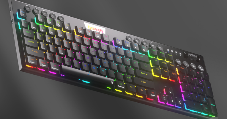 Redragon K618 Horus Wireless RGB Gaming Keyboard-featured
