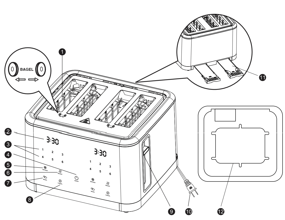 Secura TA5026-UL 4 Slice Toaster User manual 1