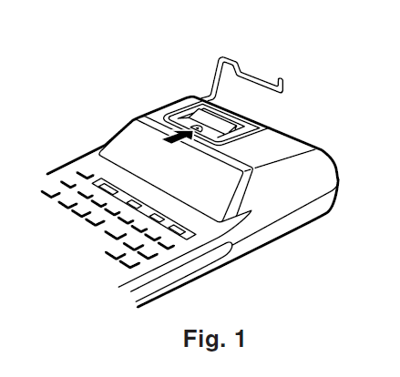 Sharp EL-1801P 2-Digit Serial Printing Calculator User Manual 2