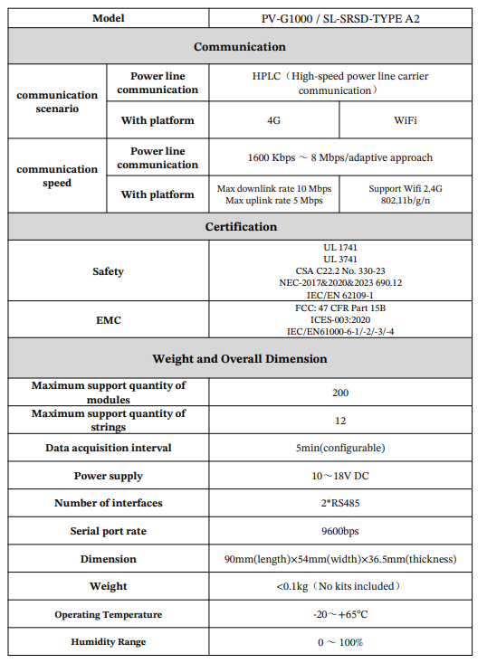 Shenzhen Siliconductor PV-G1000 PV Smart Gateway-10