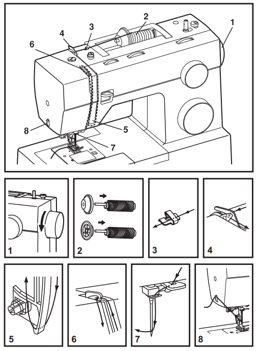 Singer HD6360 Sewing Machine-9