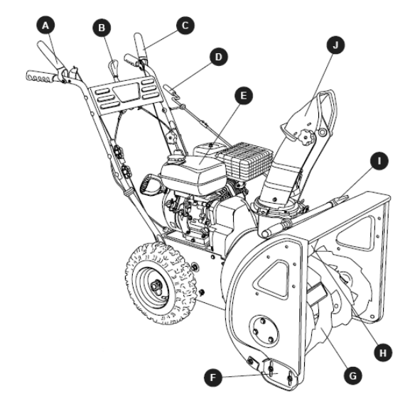 Snow Devil DB7651-26 Snow Blower-1