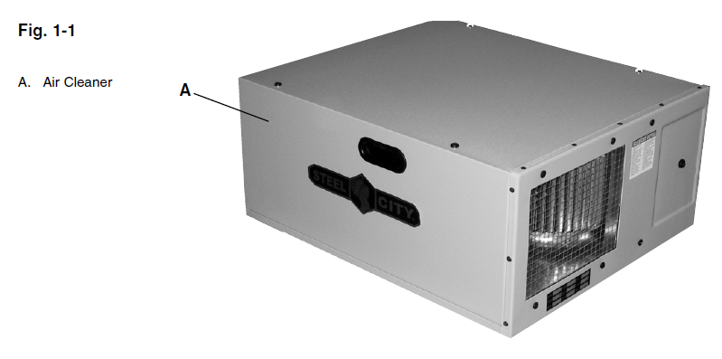 Steel City 65100 Air Cleaner User Manual Steel City 65100 Air Cleaner-9