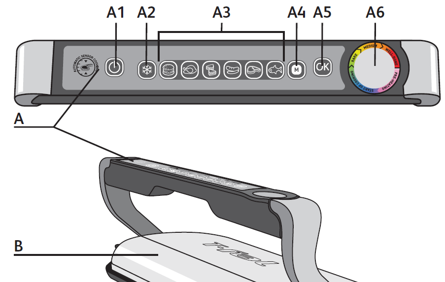 T-fal OptiGrill Stainless Steel Electric Grill Instruction Manual 1